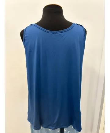 Top azul Open - Tops