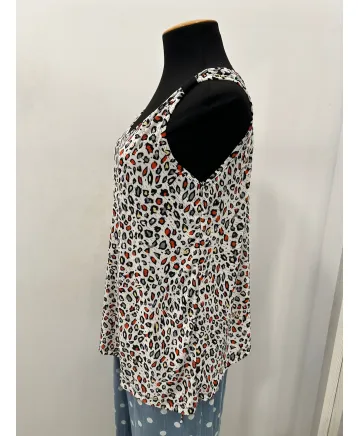 Top estampado Costur - Ropa tallas grandes mujer moderna