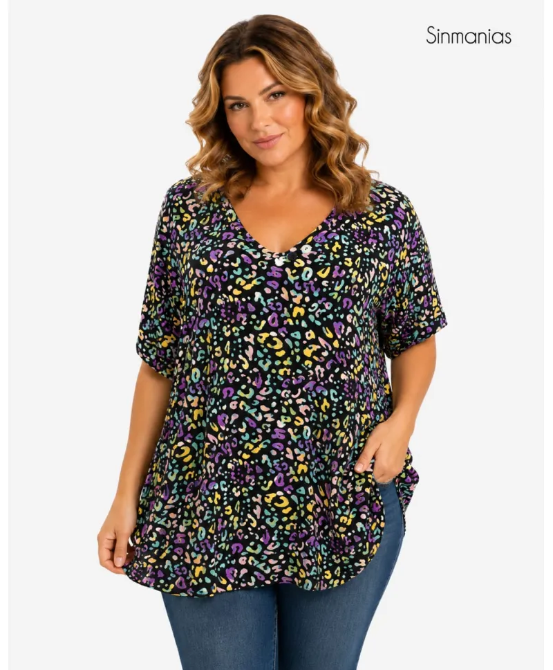 Camiseta estampada Open - Camisetas y Tops Tallas Grandes