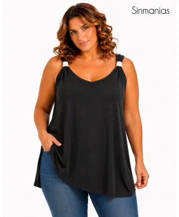 Top negro Open - Tops
