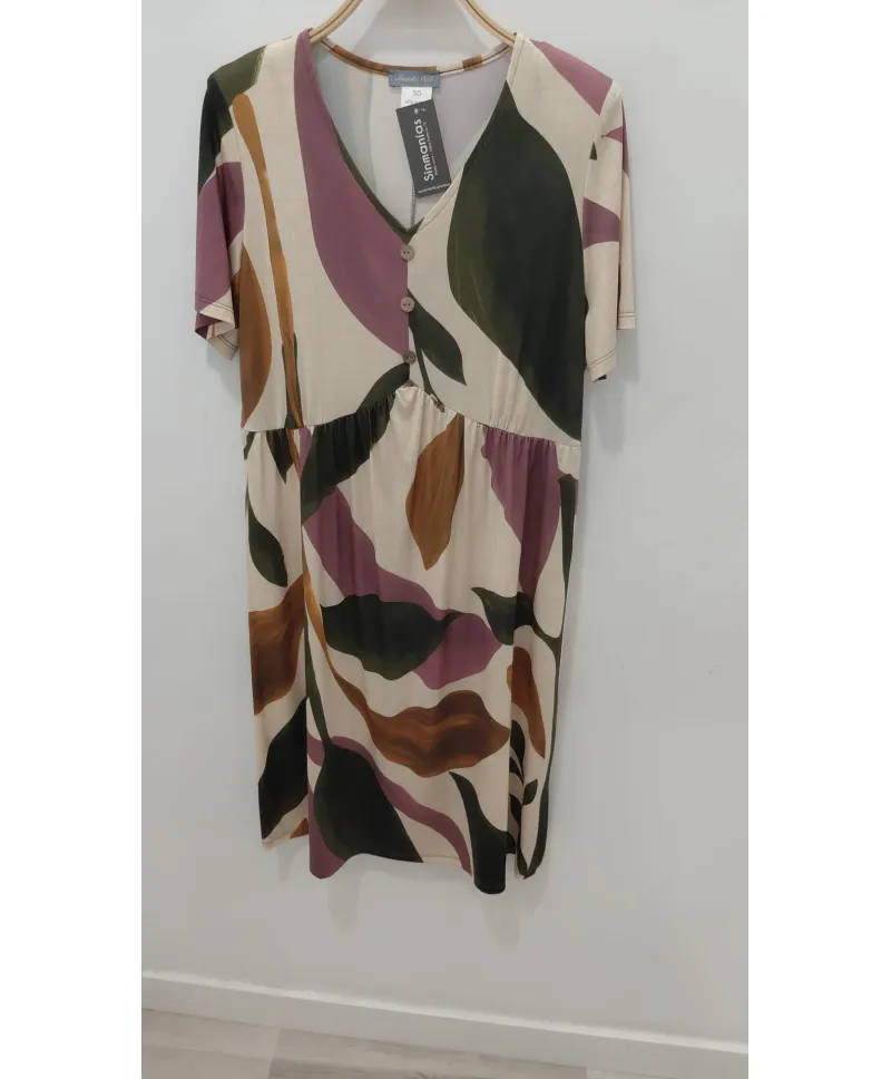 Vestido estampado  Eden - Vestidos Tallas Grandes