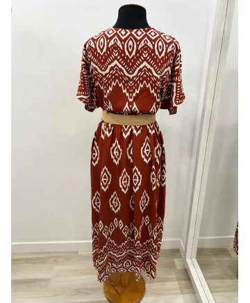 Vestido teja Pancho - Ropa tallas grandes mujer moderna