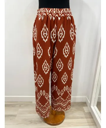 Pantalón teja Pancho - Ropa tallas grandes mujer moderna
