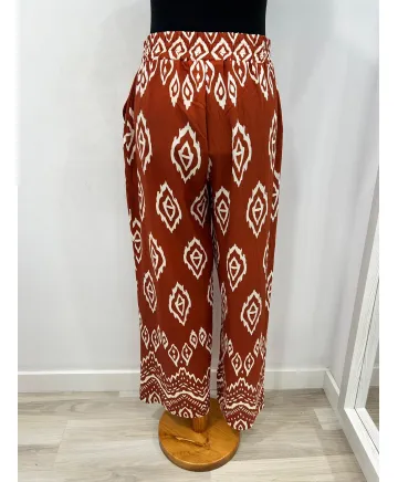 Pantalón teja Pancho - Ropa tallas grandes mujer moderna