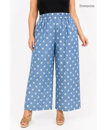 Pantalon tencel Rocio - Pantalones Tallas Grandes