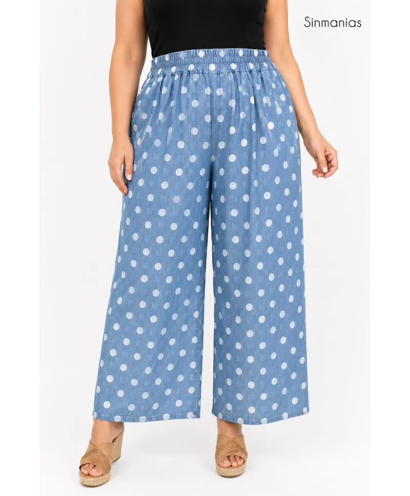 Pantalon tencel Rocio - Pantalones Tallas Grandes