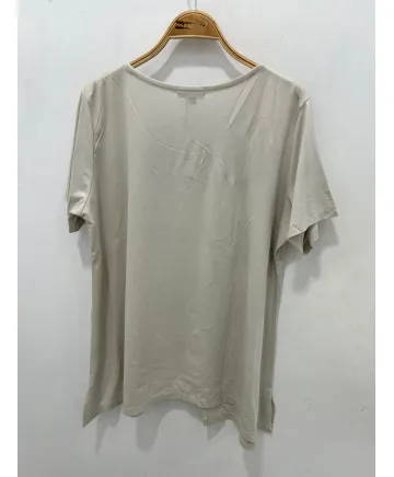 Camiseta beige Marimar - Camisetas y Tops Tallas Grandes
