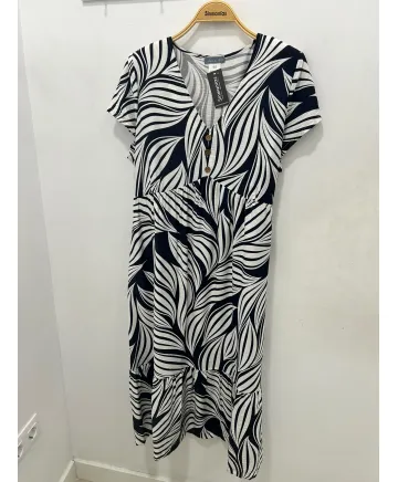 Vestido marino Almirante - Ropa tallas grandes mujer moderna