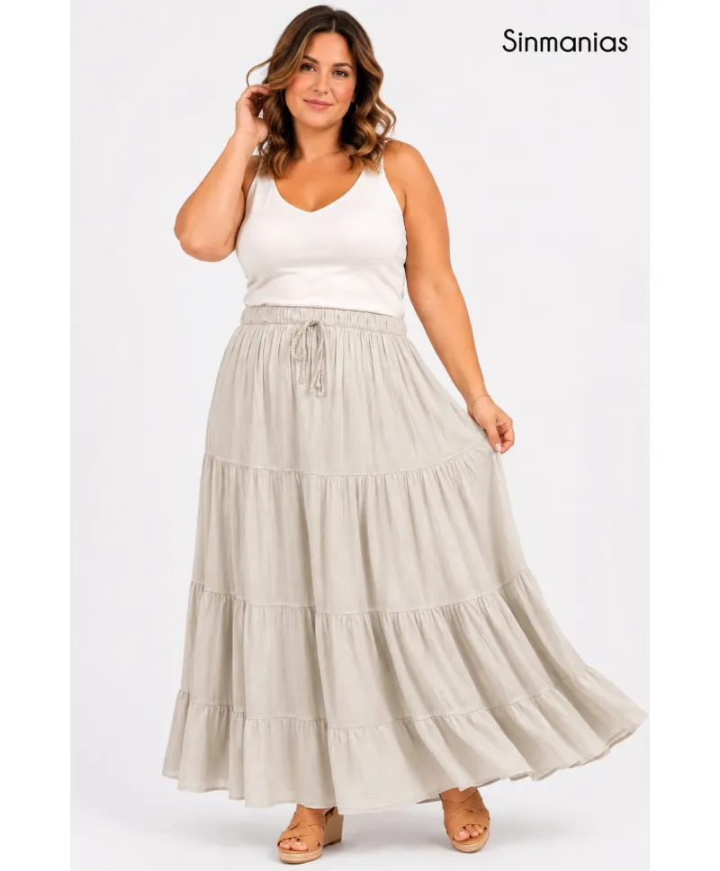 Falda  larga Susi - Faldas Tallas Grandes