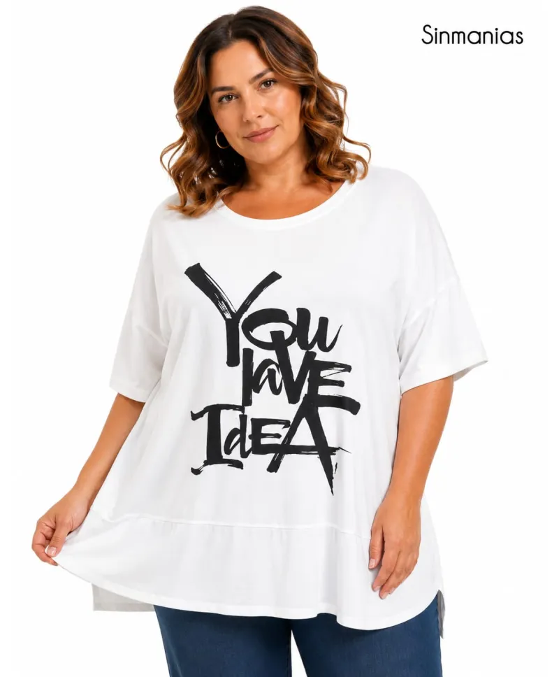 Camiseta cartel You - Camisetas y Tops Tallas Grandes