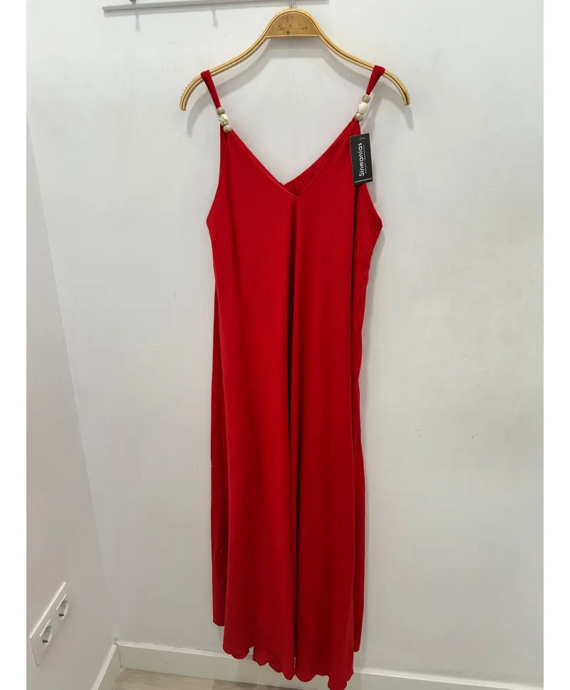 Vestido tirantes Biela - Ropa tallas grandes mujer moderna