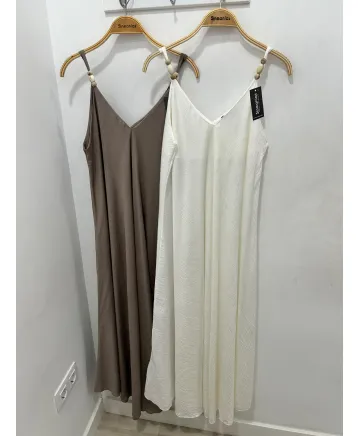 Vestido tirantes Biela - Ropa tallas grandes mujer moderna