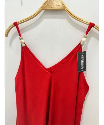 Vestido tirantes Biela - Ropa tallas grandes mujer moderna