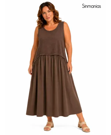 Vestido largo Alicia - Vestidos Tallas Grandes
