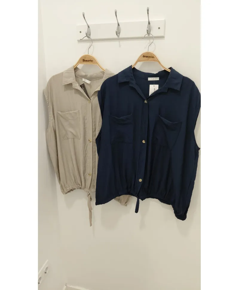 Camisa lazo Nacar - Camisas Tallas Grandes