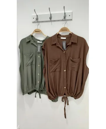 Camisa lazo Nacar - Camisas Tallas Grandes