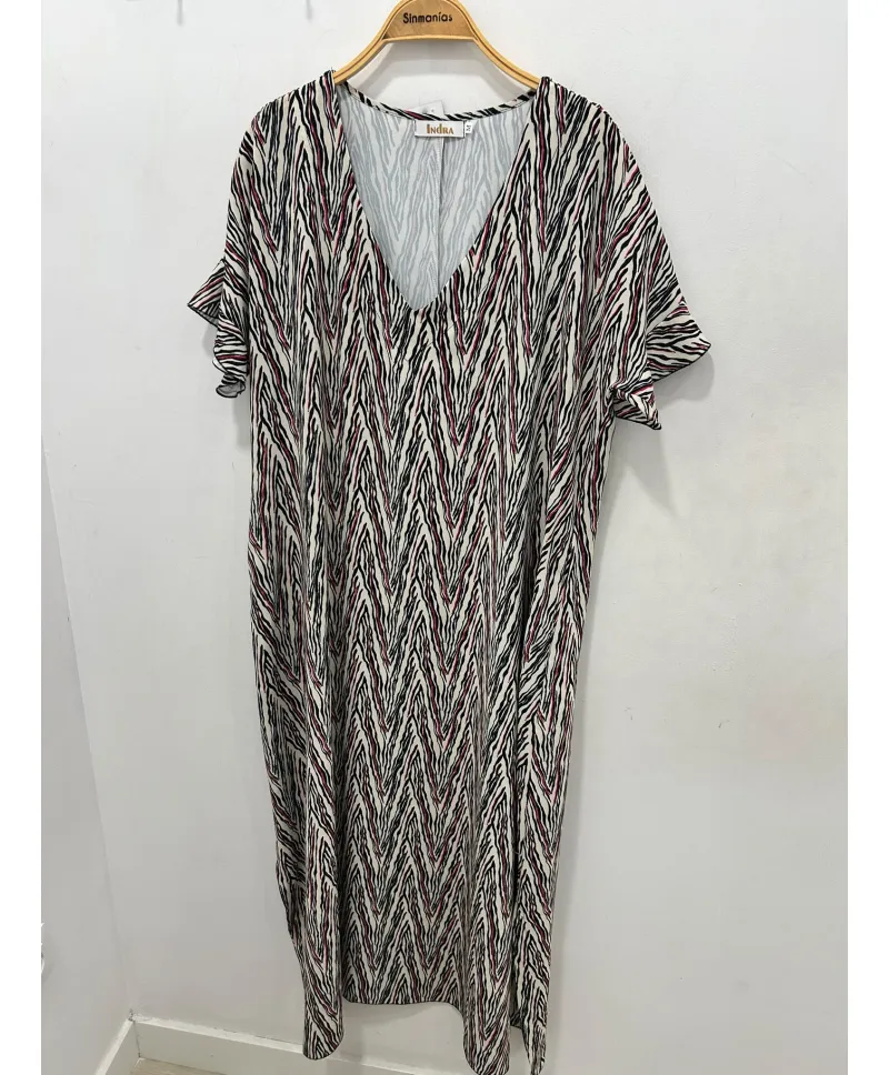 Vestido estampado Magda - Vestidos Tallas Grandes