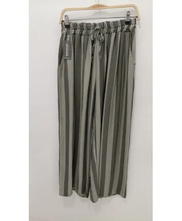 Pantalon rayas Pasiflora - Camisas Tallas Grandes