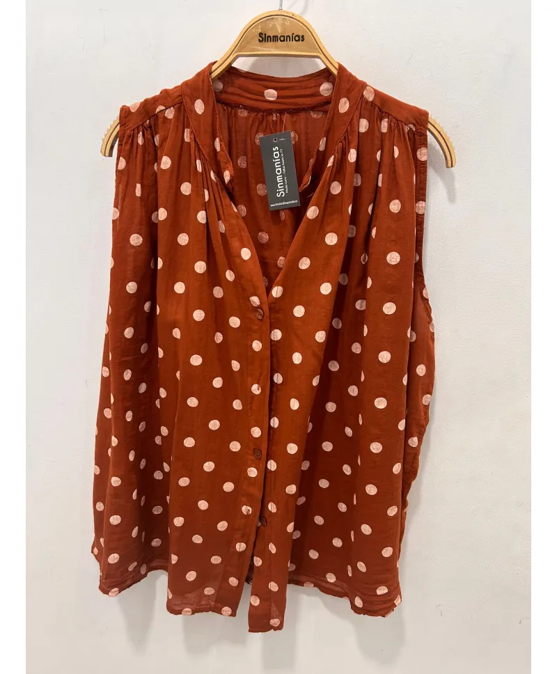Camisa lunares Sevilla - Camisas Tallas Grandes