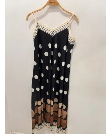 Vestido raso Chic - Vestidos Tallas Grandes
