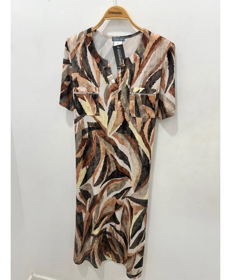 Vestido bolsillos Stop - Vestidos Tallas Grandes