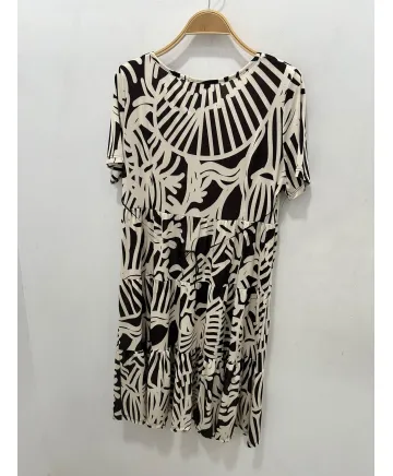 Vestido estampado Cloe - Ropa tallas grandes mujer moderna