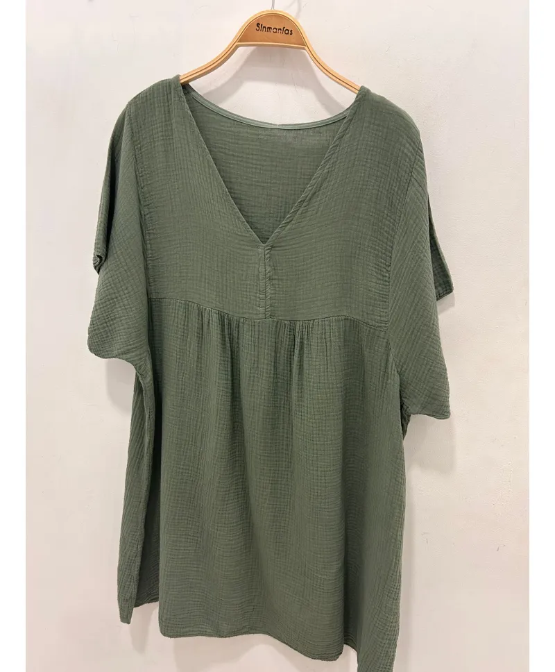 Vestido corto Garbo - Vestidos Tallas Grandes