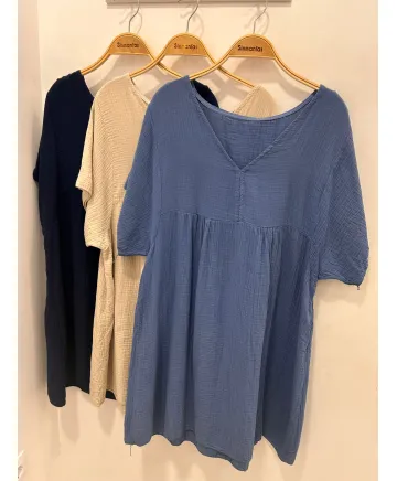 Vestido corto Garbo - Vestidos Tallas Grandes