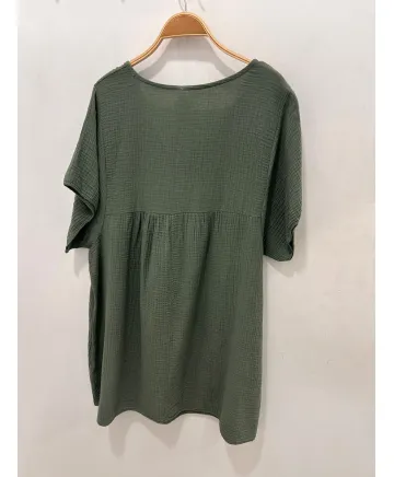Vestido corto Garbo - Vestidos Tallas Grandes