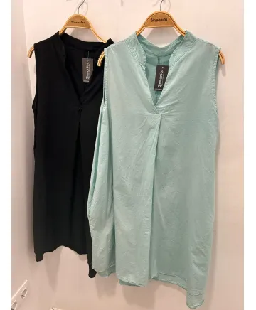 Vestido corto Mao - Ropa tallas grandes mujer moderna