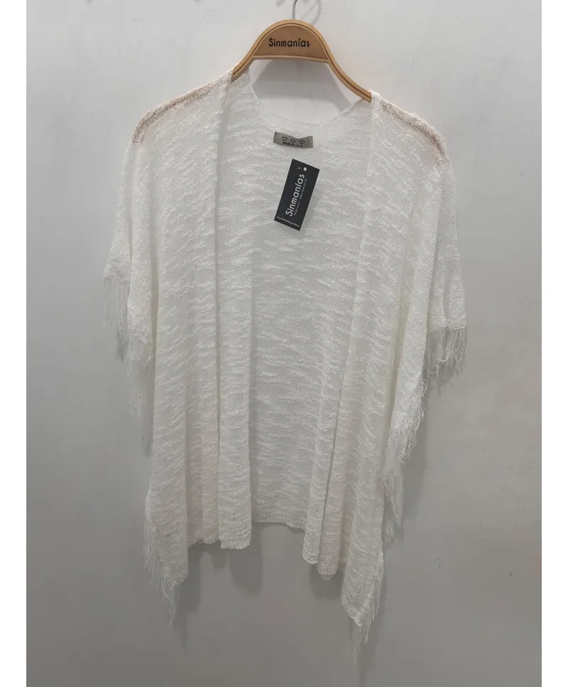 Chaqueta flecos Raquel - Ropa tallas grandes mujer moderna