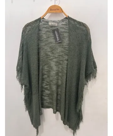 Chaqueta flecos Raquel - Ropa tallas grandes mujer moderna