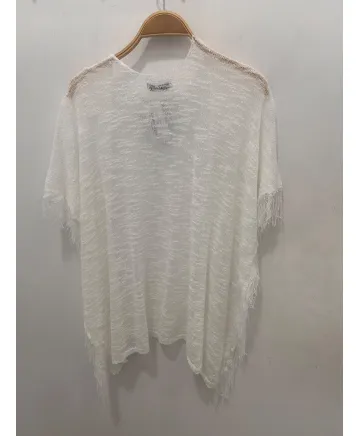 Chaqueta flecos Raquel - Ropa tallas grandes mujer moderna
