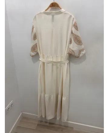 Vestido bordado Lucia - Vestidos Tallas Grandes