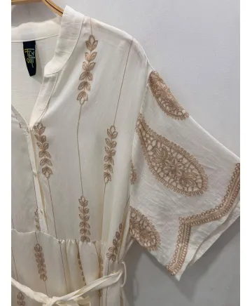 Vestido bordado Lucia - Vestidos Tallas Grandes