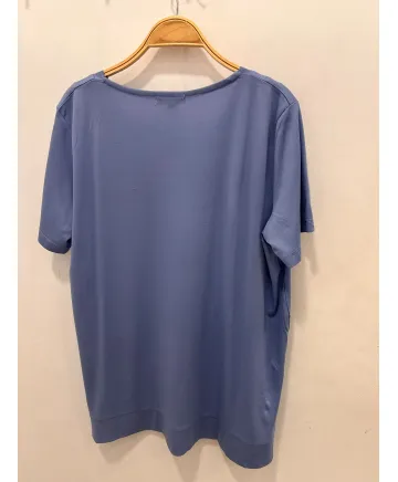 Camiseta azul Cala - Camisetas y Tops Tallas Grandes