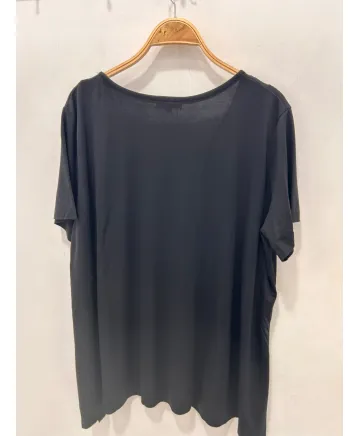 Camiseta negra Marimar - Ropa tallas grandes mujer moderna