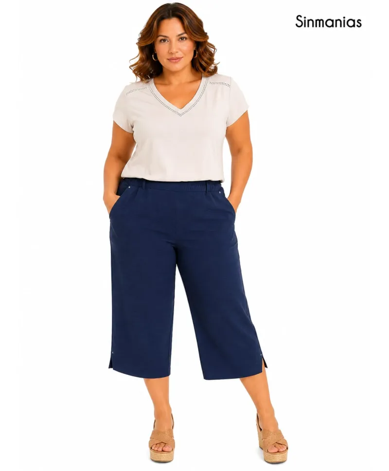 Pantalón marino Pirata - Pantalones Tallas Grandes