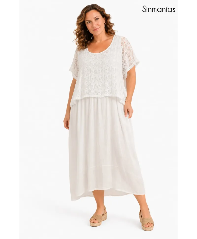 Vestido ibicenco Manacor - Vestidos Tallas Grandes
