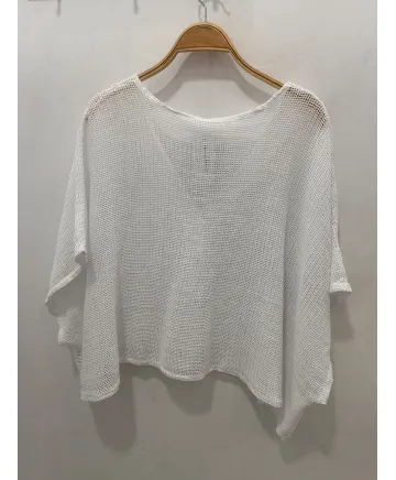 Chaqueta calada Pili - Ropa tallas grandes mujer moderna
