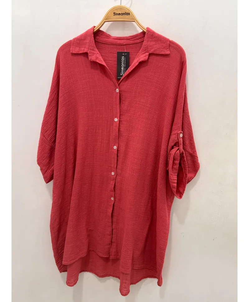 Camisa larga Paz - Camisas Tallas Grandes