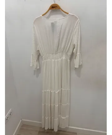 Vestido bordado Fantasia - Ropa tallas grandes mujer moderna