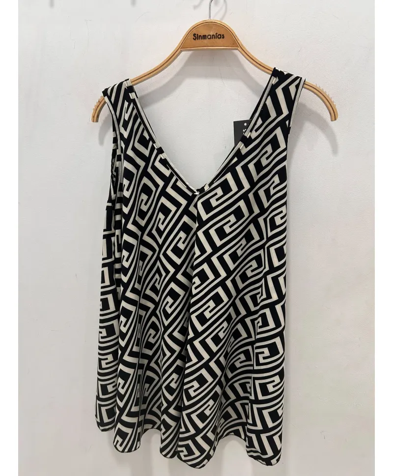 Top geometrico Leo - Tops