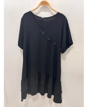 Vestido negro Delia - Vestidos Tallas Grandes