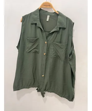 Camisa lazo Nacar - Camisas Tallas Grandes