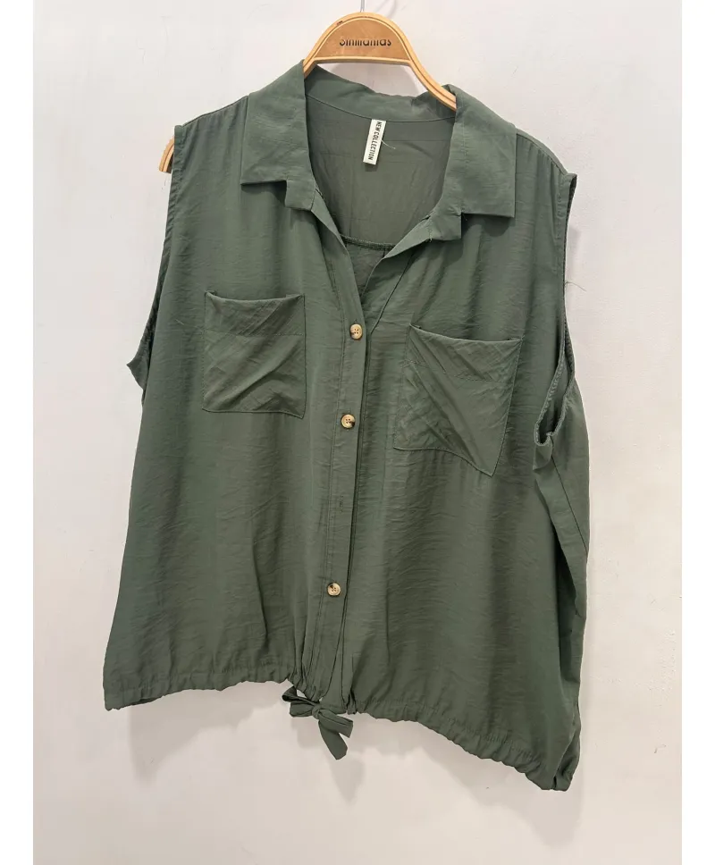 Camisa lazo Nacar - Camisas Tallas Grandes