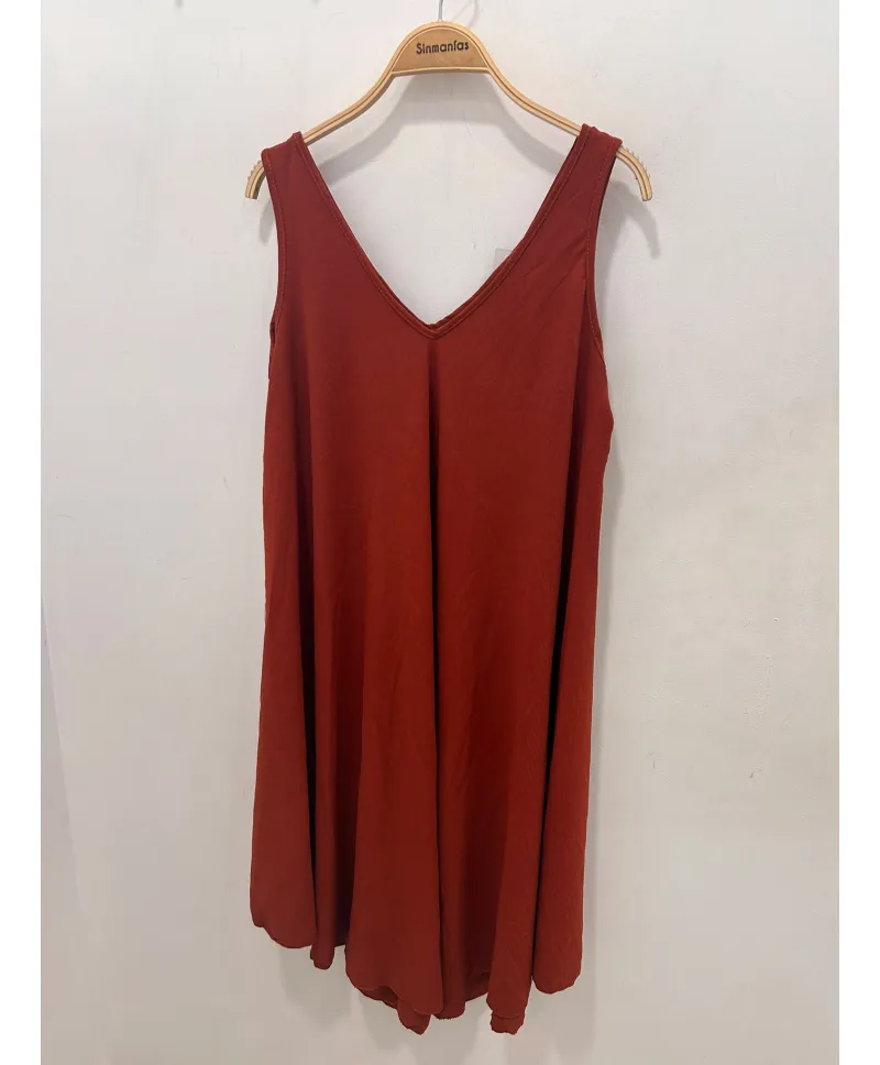 Vestido capa Tirantes - Vestidos Tallas Grandes