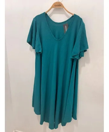 Vestido capa Manga - Vestidos Tallas Grandes