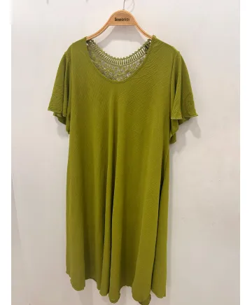 Vestido capa Calado - Vestidos Tallas Grandes