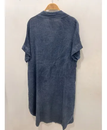 Vestido liso Camisero - Vestidos Tallas Grandes